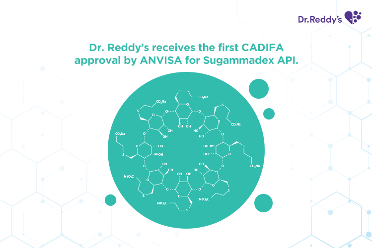 Sugammadex sodium API – CADIFA approval