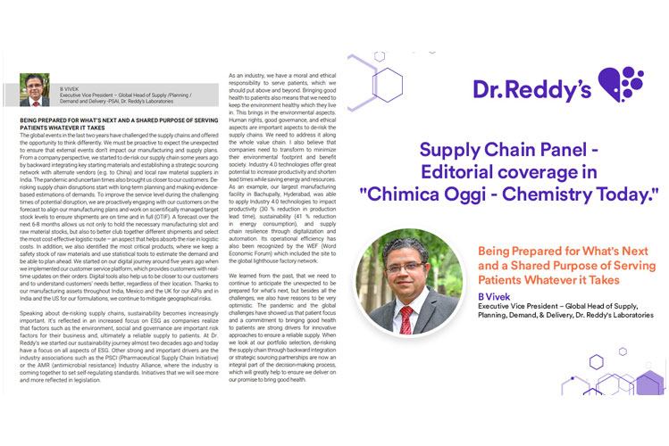 Being Prepared for What's Next and a Shared Purpose of Serving Patients Whatever it Takes