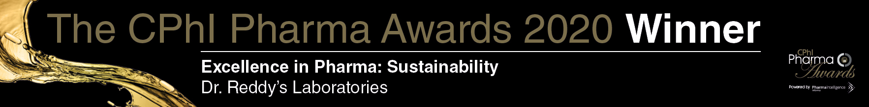 Dr. Reddy's awarded for ‘Excellence in Pharma: Sustainability’ at CPhI Pharma Awards 2020