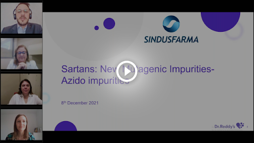 Webinar on New Mutagenic Impurities – Azido Impurities (Sartans)
